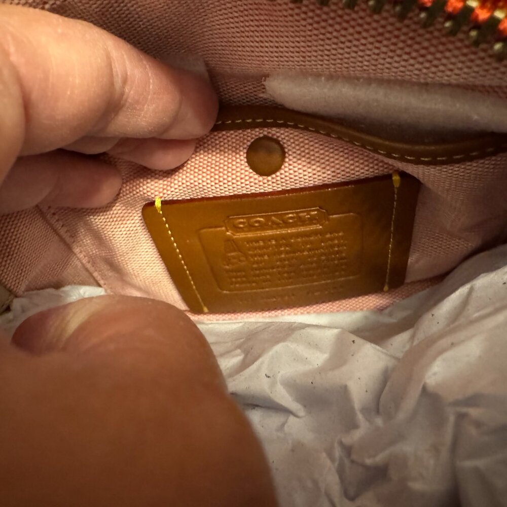 Coach Twin Turnlock Bag 20 Red Crystal Limited Edition CDT22 NWT - Picture 5 of 9